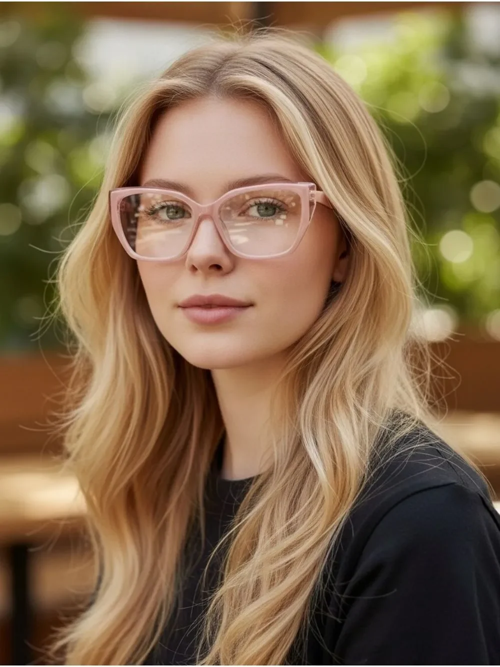 +1.50 Chic Blush Pink Retro Style Reading Glasses
